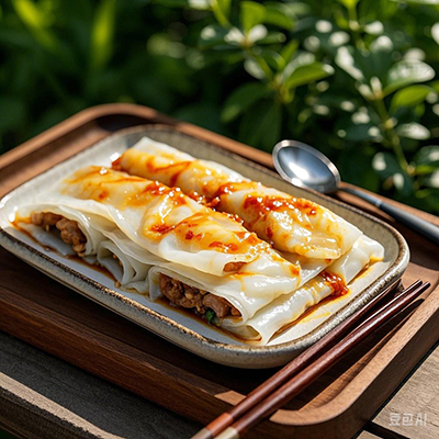 潮汕人喜愛的早餐，潮汕腸粉