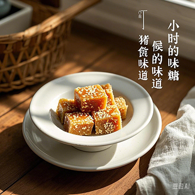 小時候的味道，豬油糖
