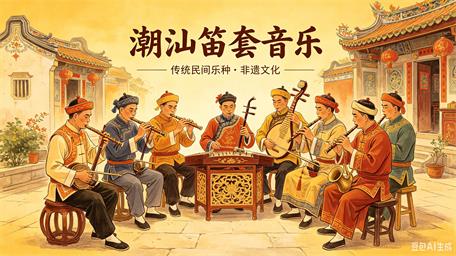 潮汕文學院的大潮汕文化”同題十詞牌系列” 之九【潮汕笛套音樂】